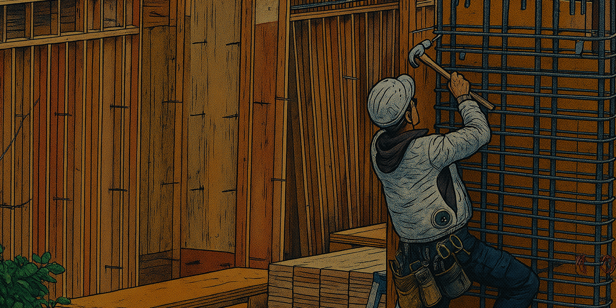 型枠大工。無骨で、渋くて、最高にクールな仕事